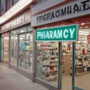 Non-prescription medicines in the pharmacy psar