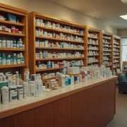 Non-prescription medicines in the pharmacy psar